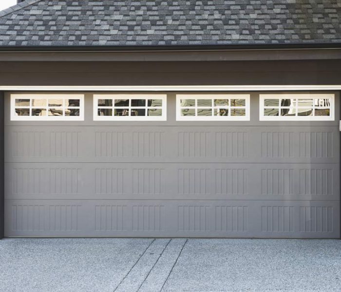 Grey Garage Door — Gold Coast Door Centre in Burleigh Heads, QLD